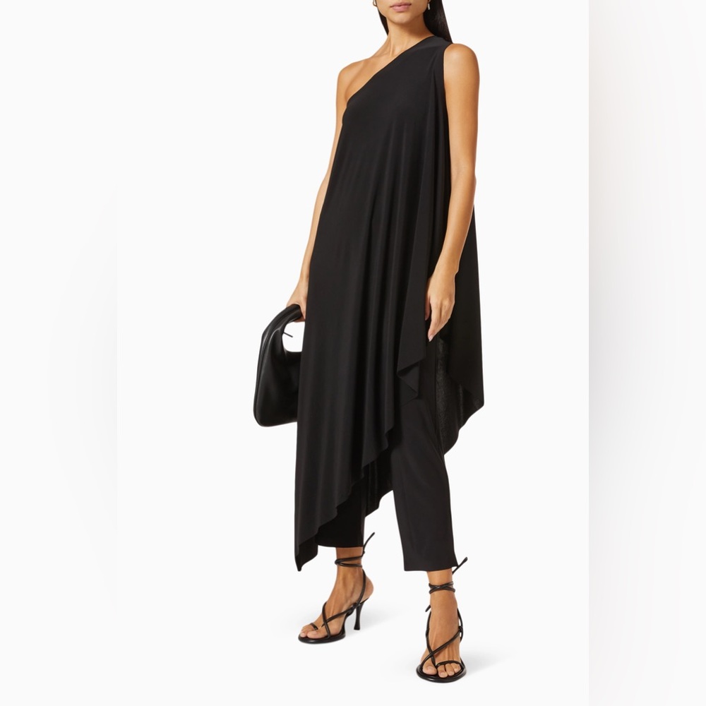 Norma Kamali One Shoulder Diagonal Tunic